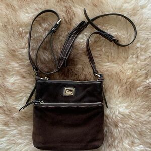 Dooney Bourke Suede Leather Crossbody